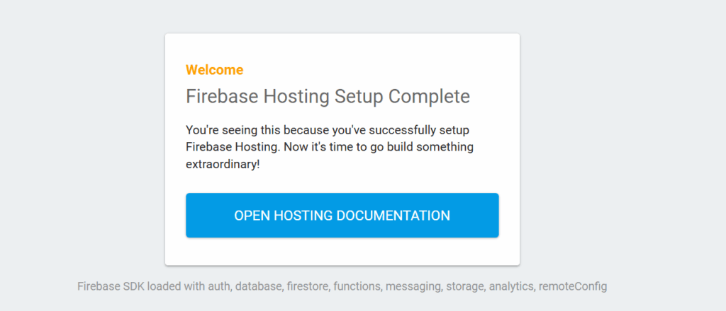 在 Firebase 托管平台上免费托管静态网站