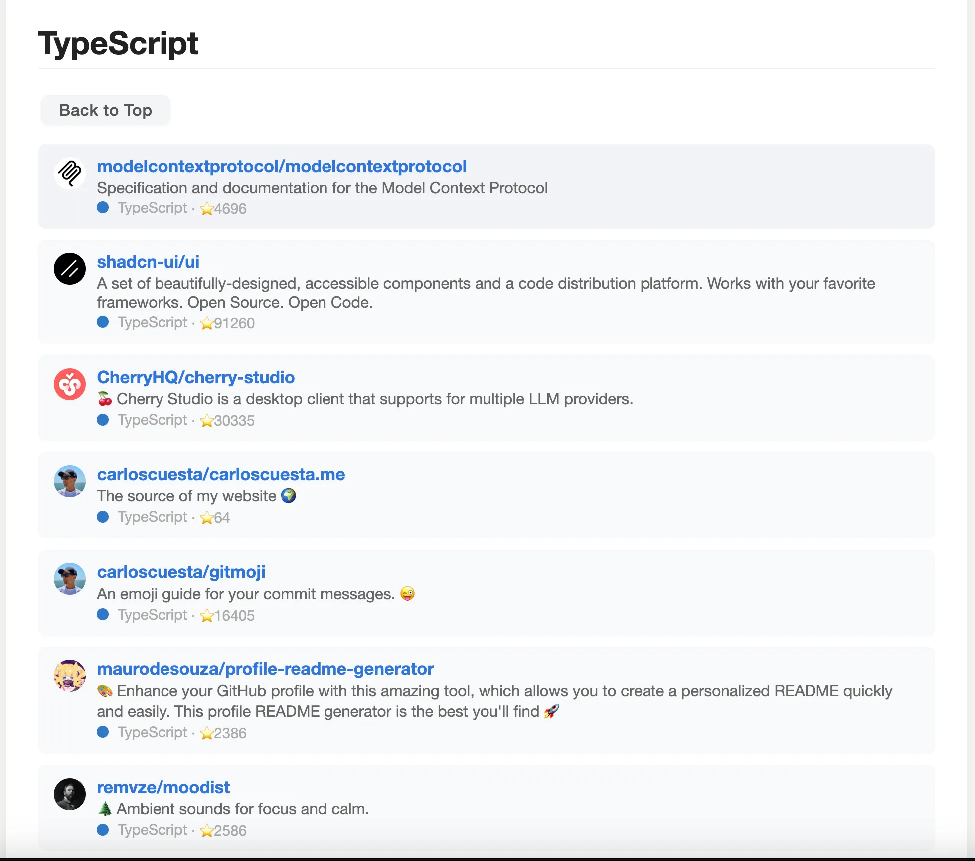 Awesome GitHub ：现代化GitHub仓库展示平台