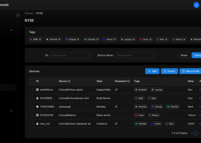 Rustdesk ： 开源自建服务器远程桌面部署教程