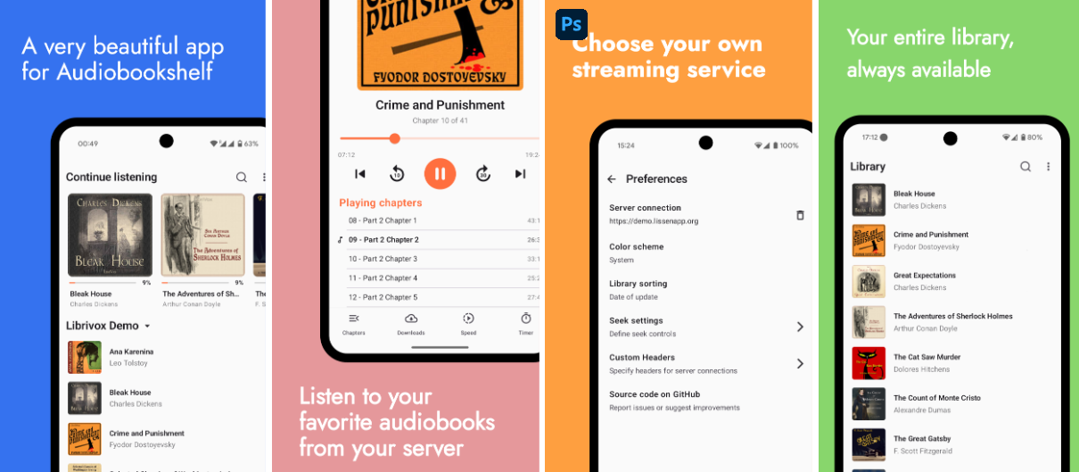 Audiobookshelf+CD2 : 自建有声书播客服务